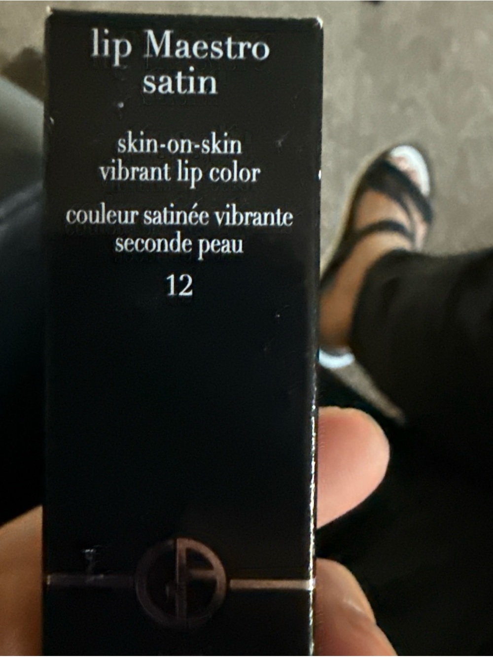 Giorgio Armani Lip Maestro Satin Liquid Lip Color - Shade 12 Skin-On-Skin